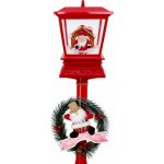 RB-nakuplevne Vánoční pouliční lampa se sněžením 120 cm Santa červená – Hledejceny.cz
