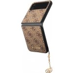 Pouzdro Guess 4G Charms Samsung Galaxy Z Flip 4 hnědé – Sleviste.cz