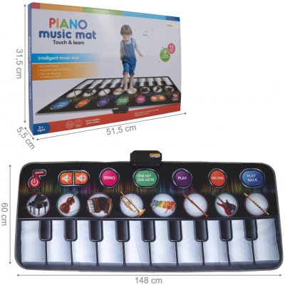 MalPlay Podložka na tancování interaktivní hudební 148 x 60 cm vícebarevná – Zboží Živě