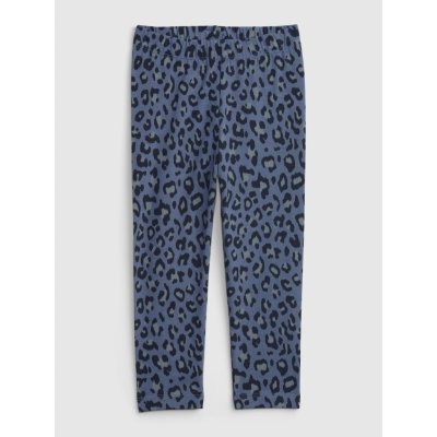 Gap Dětské legíny organic leopard Tmavě modrá – Zboží Mobilmania