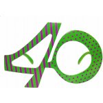 PartyDeco Párty brýle číslo 40 – Zboží Mobilmania