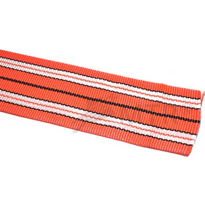 PP popruh na sáňky 60mm červeno-béžový (svazek (50m))
