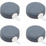 Fapiere Náhradní vzduchovací kameny do jezírka a akvária – 4 ks, průměr 4 cm, silikátové – Zboží Dáma