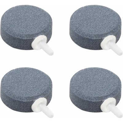 Fapiere Náhradní vzduchovací kameny do jezírka a akvária – 4 ks, průměr 4 cm, silikátové – Zboží Dáma