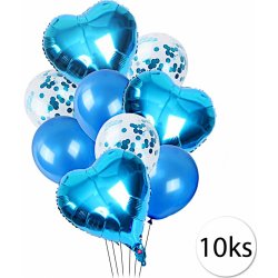 FunPlay 8559 3 konfetové balóny 30 46 cm modrá