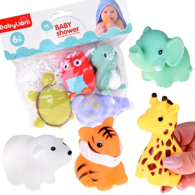 JOKO Sada gumových zvířátek 4 ks Zoo Safari – Hledejceny.cz