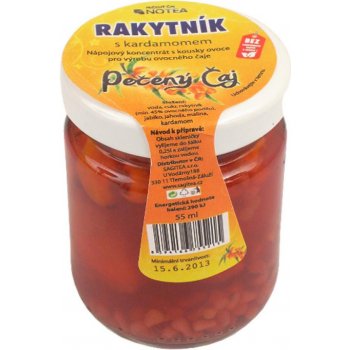 Notea Pečený čaj s cukrem Rakytník s kardamonem 55 ml