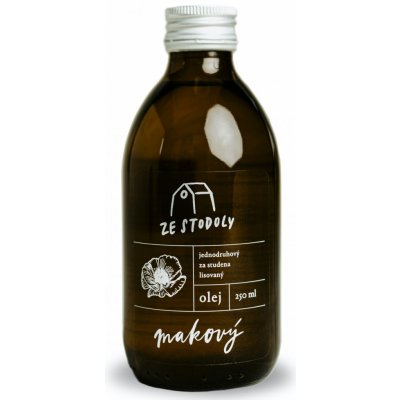 ZE STODOLY Za studena lisovaný olej makový 0,25 l – Zboží Dáma