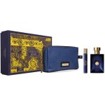 Versace Pour Homme Dylan Blue EDT 100 ml + EDT 10 ml + kosmetická taštička dárková sada – Sleviste.cz