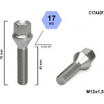Kolový šroub M12x1,5x43 kužel, klíč 17, C17A43F, výška 70 mm | Zboží Auto