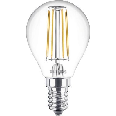 Philips Lighting 76315200 LED EEK2021 F A G E14 kapkový tvar 4.3 W = 40 W teplá bílá