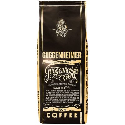 Guggenheimer káva Supreme Beans Italská pomalu Krémová chůť perfektní na espresso 0,5 kg