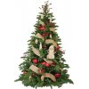 Vánoční stromek LAALU Ozdobený stromeček TAJEMSTVÍ LESA 150 cm s 64 ks ozdob a dekorací