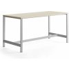 Konferenční stolek AJ Produkty Stůl Various 180x80 cm stříbrné nohy bříza