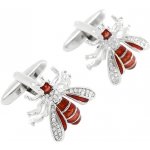 Gaira manžetové knoflíčky Včela 32231 stříbrná – Zboží Dáma