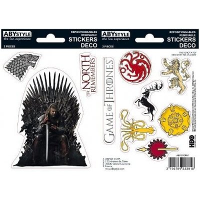 ABYstyle Samolepky Game of Thrones - Stark a Sigils