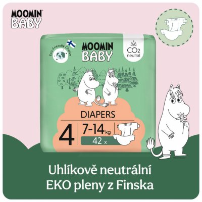 Moomin Baby 4 Maxi 7–14 kg 42 ks – Zboží Dáma