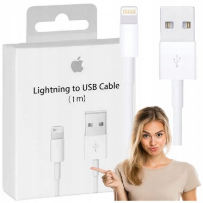 Apple mxly2zm/a Lightning - USB 2.0 1m originální, Lightning na USB 2.0, 1m – Hledejceny.cz