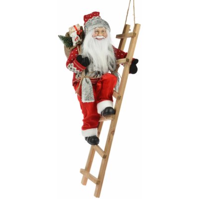 Home Styling Collection Vánoční dekorace Santa Claus na žebříku 65 cm – Hledejceny.cz