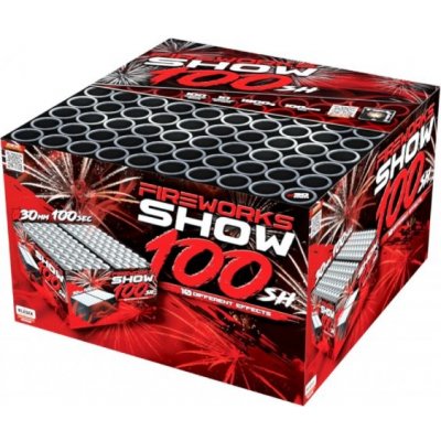 Kompaktní ohňostroj Fireworks Show 100 ran 30 mm – Zboží Mobilmania