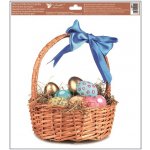 Anděl Přerov Okenní fólie barevné košíky s vajíčky 30 x 33,5 cm – Sleviste.cz