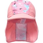 Dětská UV baseballová čepice SplashAbout růžová zvířátka – Zboží Mobilmania