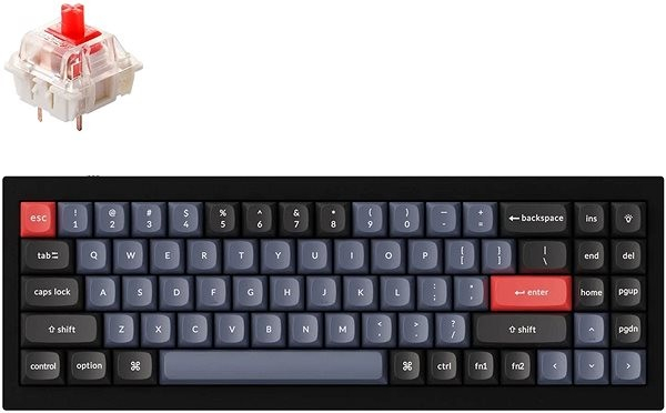 Keychron QMK Q7 70% Gateron G Pro Hot-Swappable Q7-C1