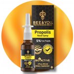 Bee&You Propolisový sprej do nosu 5% přírodní s 5% propolisu nenávykový a vhodný při alergiích 30 ml – Zbozi.Blesk.cz