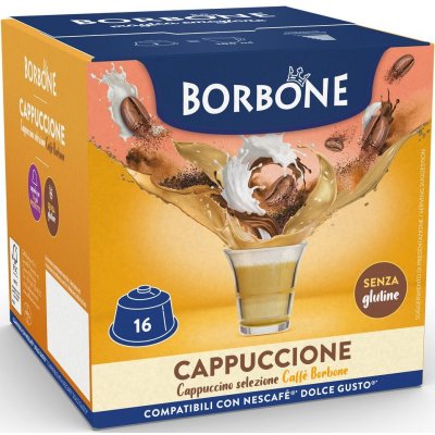 Caffé Borbone Cappuccino kapsle do Dolce Gusto 16 ks – Hledejceny.cz