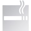 Piktogram Bemeta hotelový program - Piktogram kouření povoleno 120x120 mm, nerez lesk 111022012