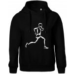 Běžec Oversized mikina dámská Moon kratší + širší Černá – Zboží Dáma