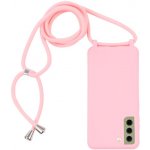 VSECHNONAMOBIL ROPE Kryt se šňůrkou Samsung Galaxy S21 FE 5G růžový 38540 – Zboží Živě