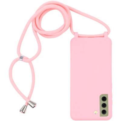 VSECHNONAMOBIL ROPE Kryt se šňůrkou Samsung Galaxy S21 FE 5G růžový 38540 – Zboží Živě