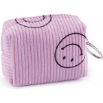 Klíčenka Dívčí pouzdro smajlík 9x6 cm - fialová sv. – Sleviste.cz