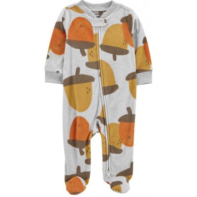 CARTER'S Overal na zip fleece Sleep & Play Acorns chlapec NB – Zboží Mobilmania