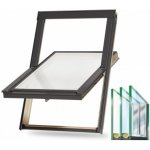 BALIO Dřevěné střešní okno trojsklo s lemováním 55x78 cm – Sleviste.cz