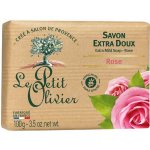 Le Petit Olivier Extra jemné mýdlo Růže, 100 g