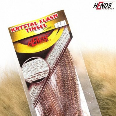 Hends HE KRYSTAL FLASH TINSEL - HNĚDÁ - TM. ZLATÁ - RŮŽOVÁ – Hledejceny.cz