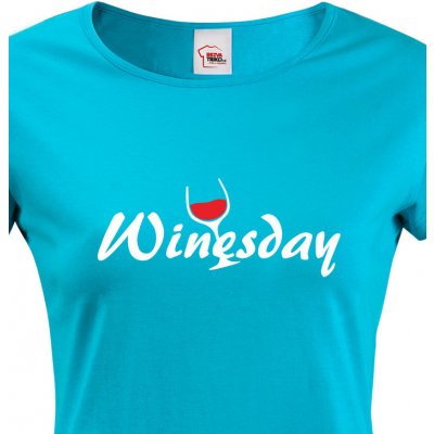 Tričko s vínem Winesday modrá – Hledejceny.cz