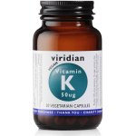 Viridian Vitamin K 50ug 30 kapslí – Hledejceny.cz