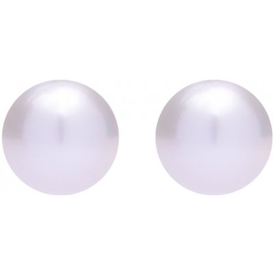 Preciosa stříbrné pecky s pravou perlou Paolina 5307 00