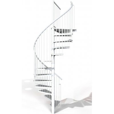 Minka STAIRS Kovové točité schodiště Rondo Smart bílé pr. 120 cm – Hledejceny.cz