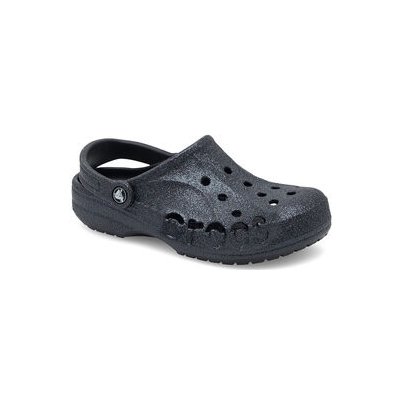 Crocs nazouváky Baya Glitter Clog 205925-001 černá – Zboží Mobilmania