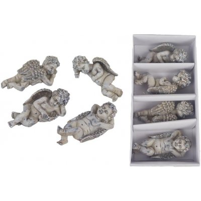 Dekorační andílek 4 ks X4386 – Sleviste.cz