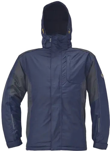 Dayboro bunda zimní pánská s odepínací kapucí tmavě modrá