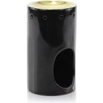 Ashleigh & Burwood Aroma lampa TOWER na vonný olej černo-zlatá glazovaná keramika – Hledejceny.cz