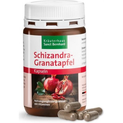 Kräuterhaus Sanct Bernhard KG Granátové jablko 500 mg 90 kapslí – Hledejceny.cz