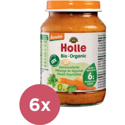 Holle BIO Zeleninová směs 6 x 190 g – Zboží Mobilmania
