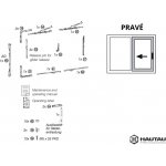 Hautau Základní sada Alu-HKS 200 Z Pravé křídlo – Hledejceny.cz