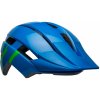 Cyklistická helma Bell Sidetrack II Child Strike Gloss blue /Green 2022